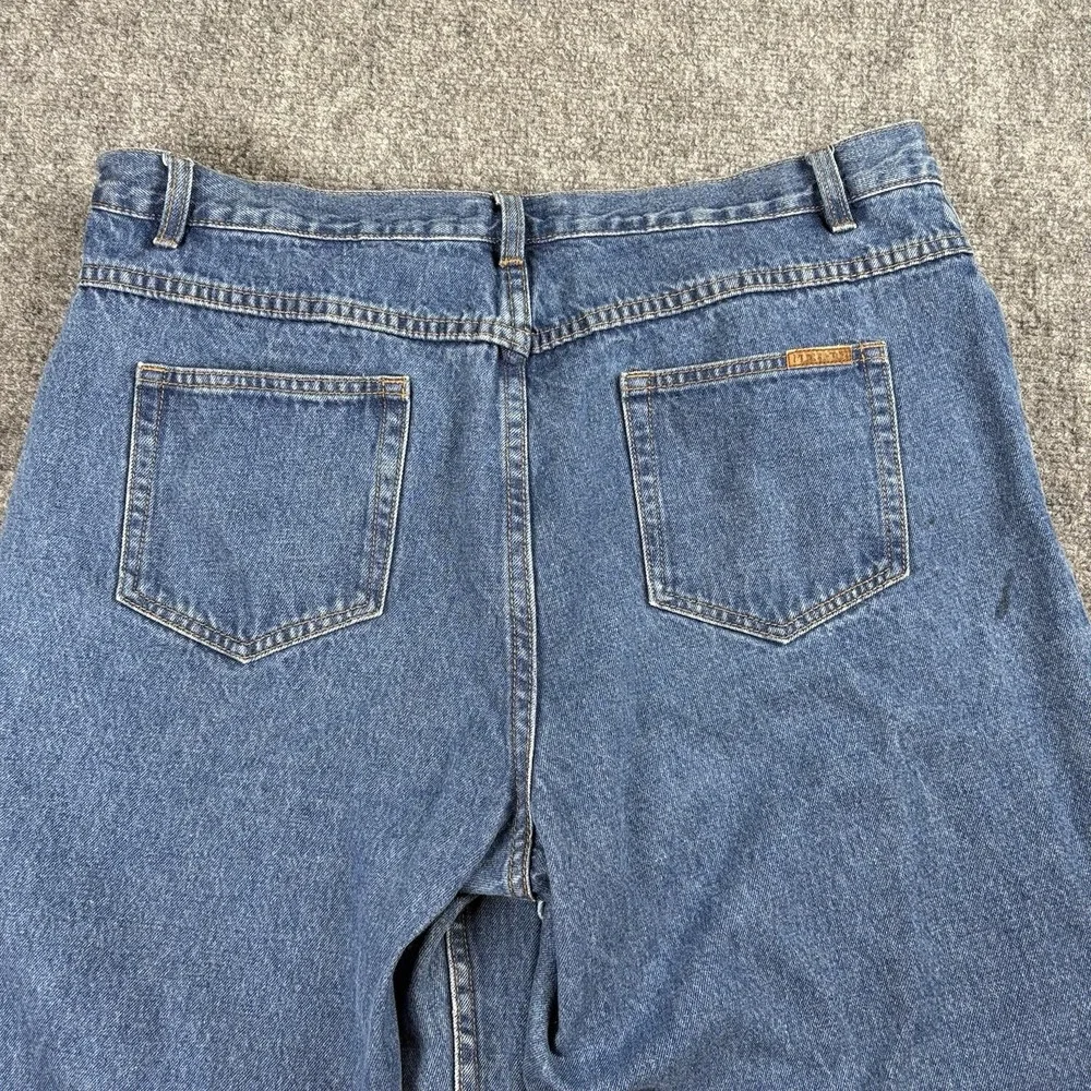 Pendleton Jeans Womens 18 Tall‎ 37x36 Blue Straight Distressed Americana Classic